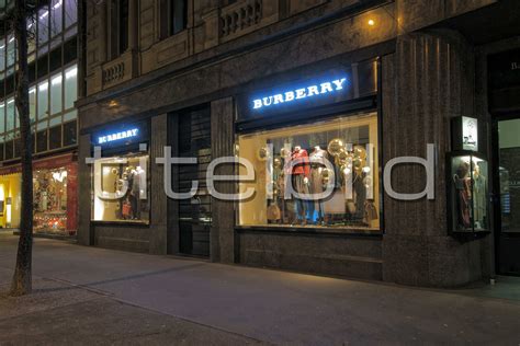 Burberry at Bahnhofstrasse, Zurich .